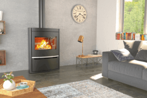 Poêle à bois ODYSSEE Design GAMMA Acier